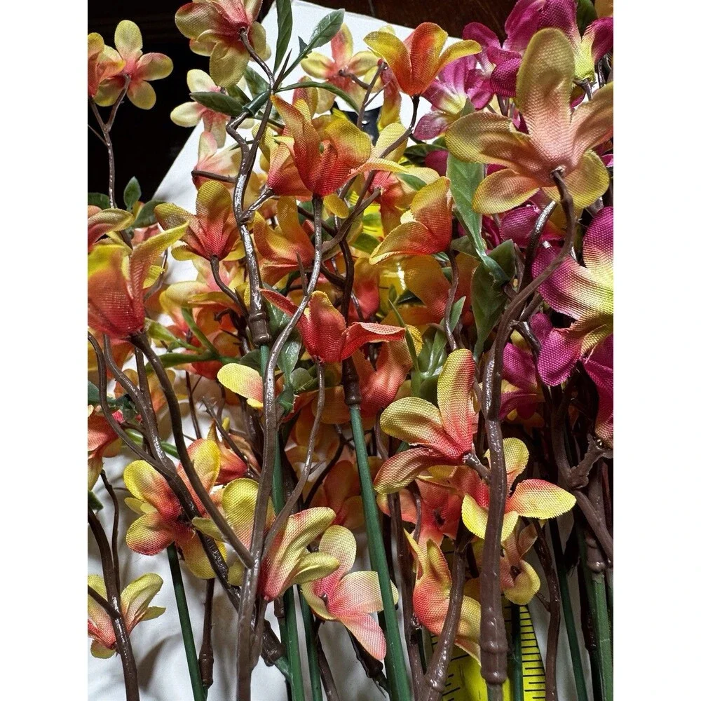 Floral Stems 11 Piece Set- Colorful Spring Flowers